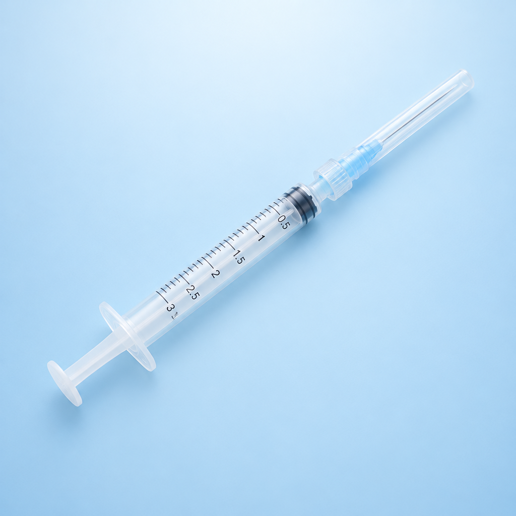 1 × 3 mL Luer Lock Syringe
