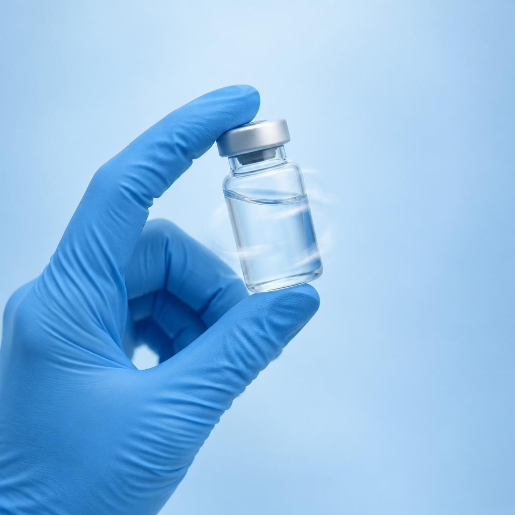 Peptide Reconstitution Guide — step 5: Mix gently