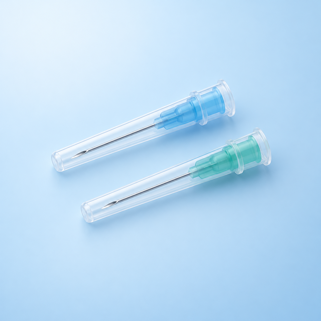 2 × 16 mm Safety Hypodermic Needles