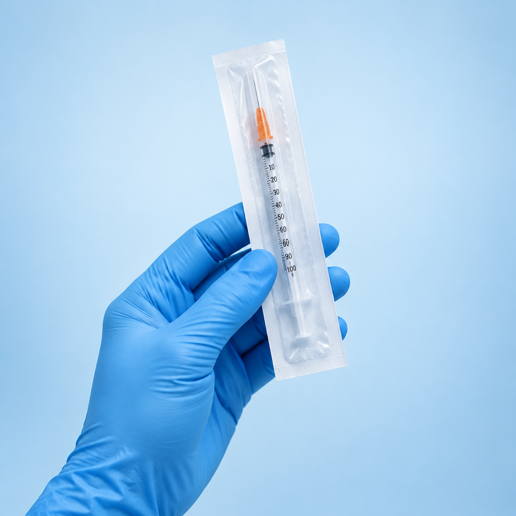Administering Kit Usage Guide — step 2: Check syringe