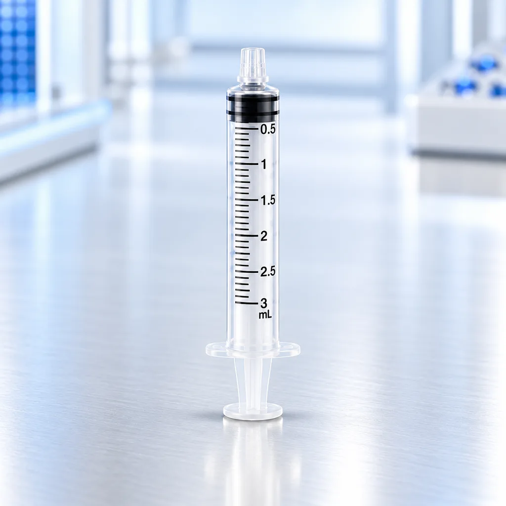 3ml Luer Lock Syringe: Full product view