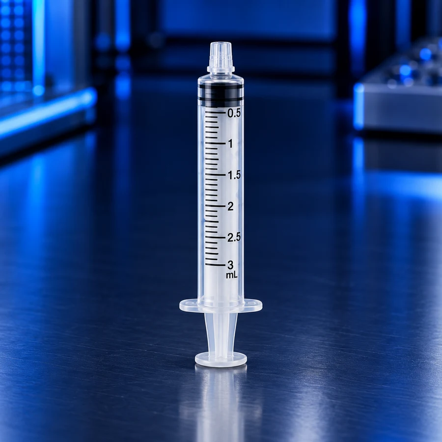 3ml Luer Lock Syringe: Full product view